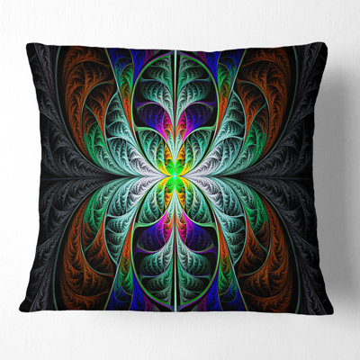 Fabulous Fractal Texture - Abstract Printed Pillow