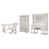 2 Pieces: Desk, Storage Cabinets