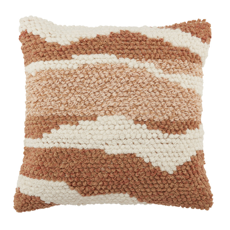Housse et insert de coussin carré Erica, Housse de coussin seulement - sans coussin