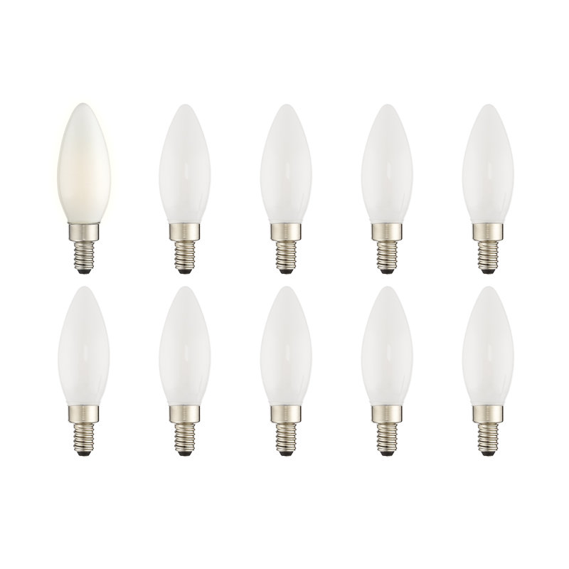 Ampoule à DEL à intensité variable B10 blanc chaud E12 / candélabre Mc10 de 4 watts (équivalent à 25 watts) Mcswain