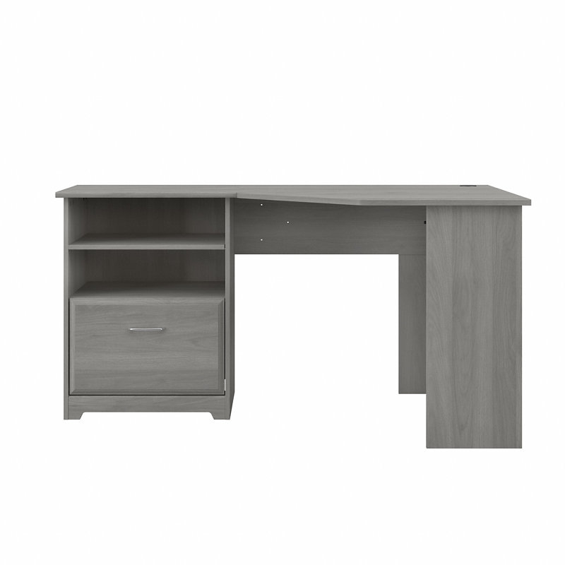 Bureau d'angle réversible Huckins, Gris moderne