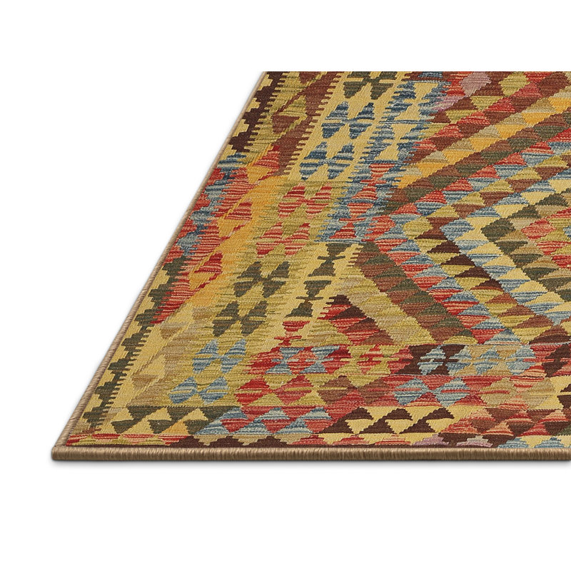 Tapis gris/rouge/crème contemporaine, Rectangle 8 pi x 12 pi