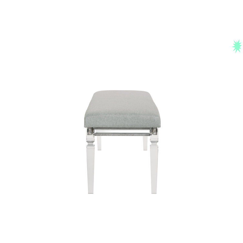 Banc 1 pièce de style glamour de style contemporain