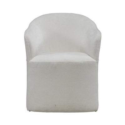 Faouzi Upholstered Dining Chair w/ Casters