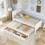 Lit plateforme simple avec lit gigogne et tiroirs-481610568