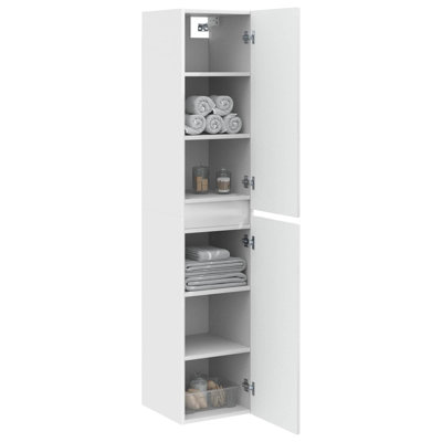 Engineered Wood Linen Cabinet