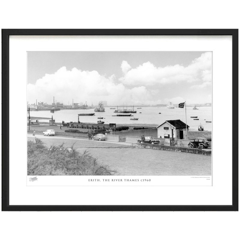 Erith, The River Thames C1960 by Francis Frith - Single Picture Frame Print, 40cm H x 50cm W x 2.3cm D