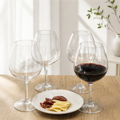 Plastic Wine Glasses Set of 4 (23oz)