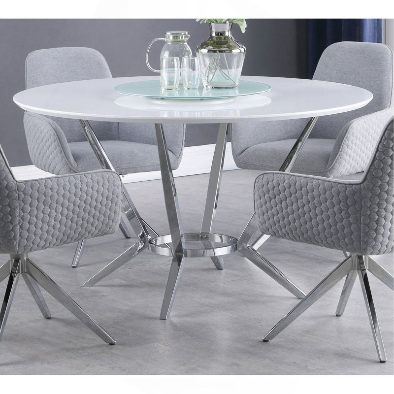 Table de salle à manger blanche