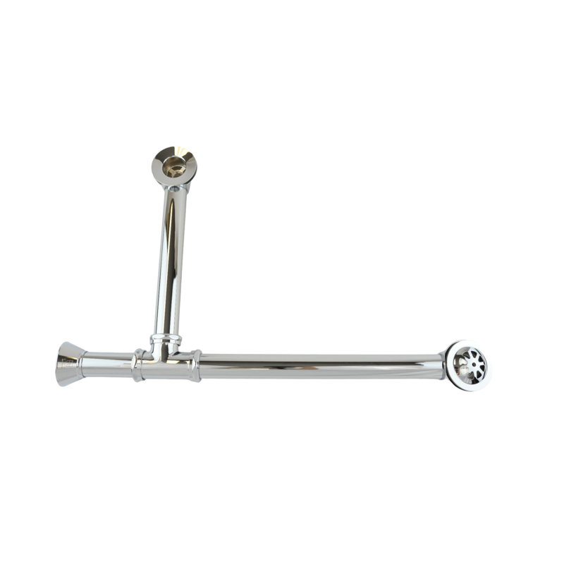 Toe Touch, Waste and Overflow Drain P0007TE by Strom Living, Chrome