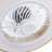 Evamae 5 - Blade Classical Elegant LED Caged Ceiling Fan with Light Kit and Remote Control-1426693831