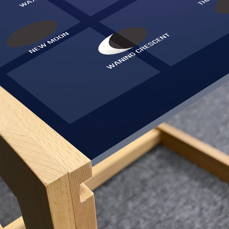 Irland Sled Coffee Table, 90cm H x 62cm W x 40cm D