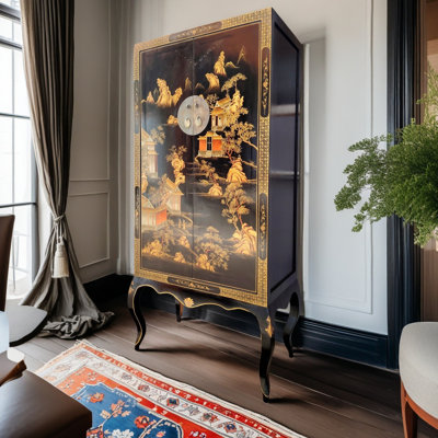 Classical New Chinese Style Wardrobe