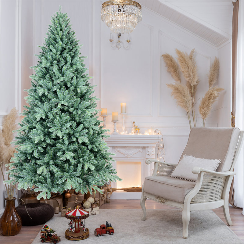 Arbre de Noël avec 1390 pointes, branches articulées, support en métal stable, H 6 pi