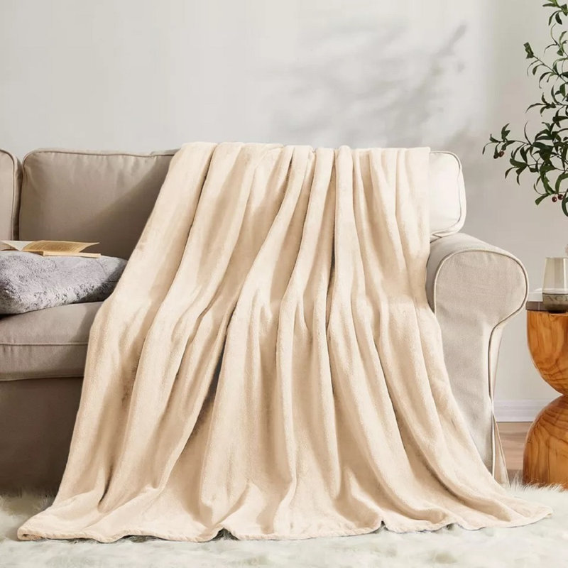 Fairmont Park Throw, Cream, 150cm W x 200cm L