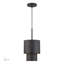 Mini-luminaire suspendu en bronze 1 lumière Zolana-725090317-725090314