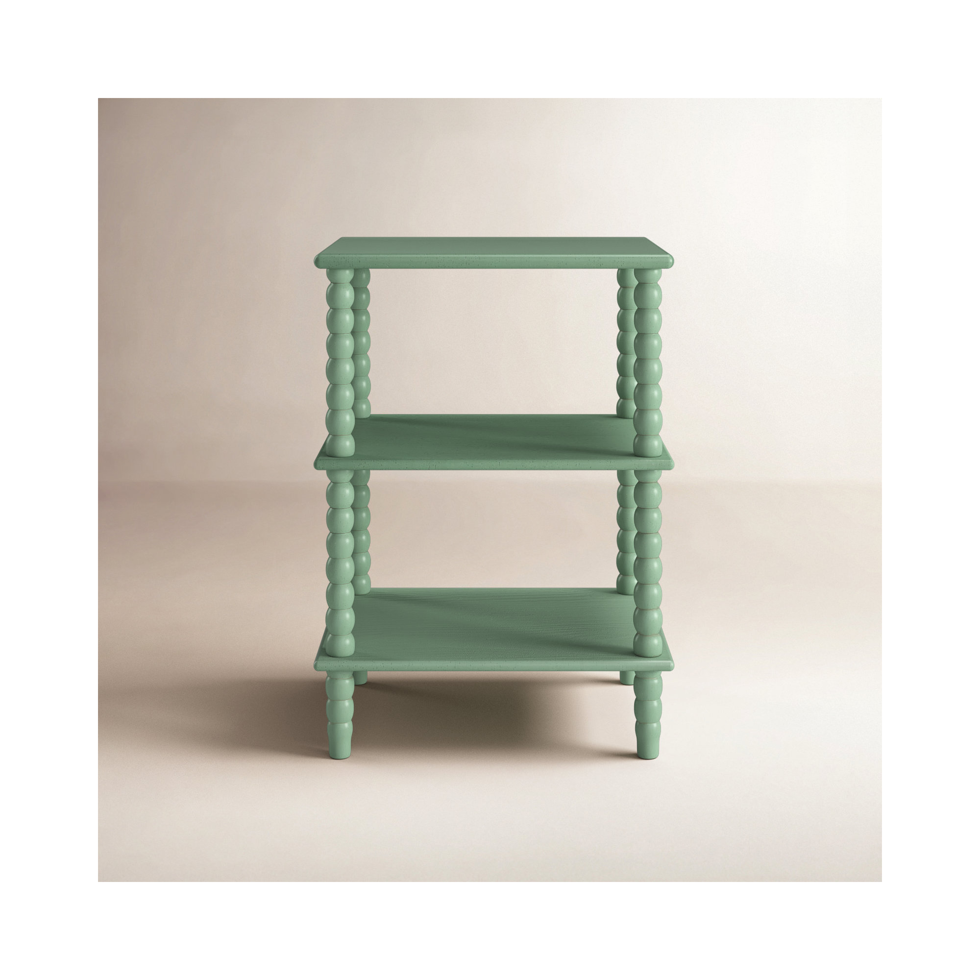 Netta 3 Shelf Accent Table, Sage