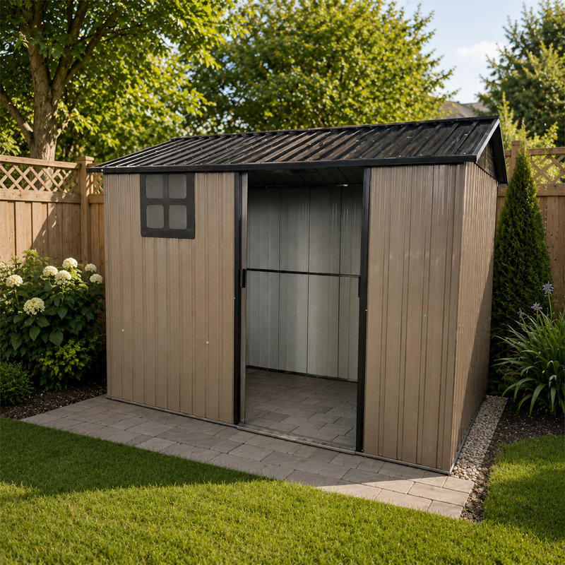 Eight by Six Sliding Door Shed