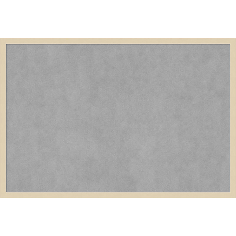 Tableau magnétique à cadre naturel Svelte, H 25 po x l 37 po