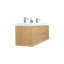 Ensemble de meuble-lavabo double mural de 59 po Mitul-12523511