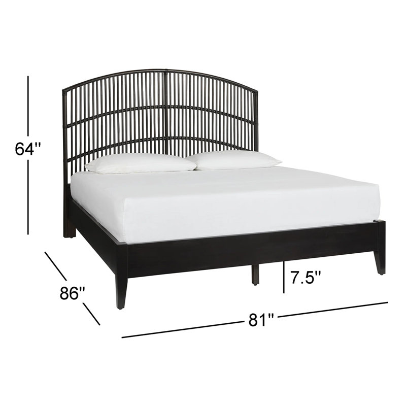 Queen Low Profile Standard Bed, King