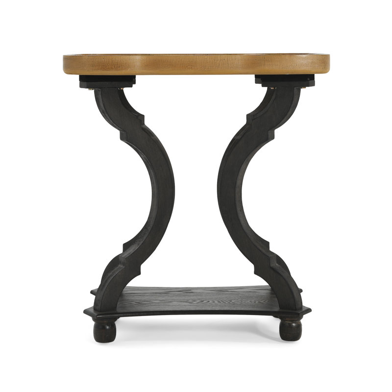 Tray Top End Table, Black