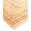 Tapis beige noué à la main de conception unique 8 pi 2 po x 10 pi 4 po Saram