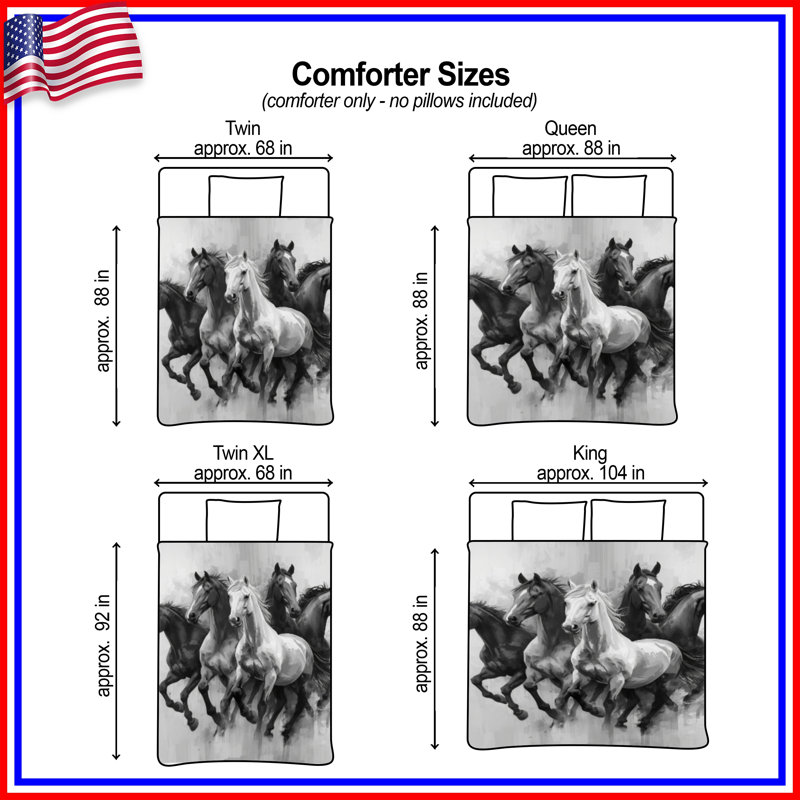 Édredon Group of Horses, Simple extra long