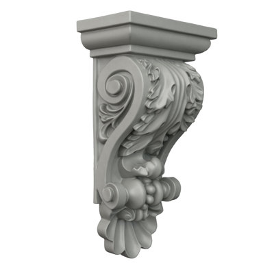 Endurathane Peggy Corbel, 8 7/8"W x 14 5/8"D x 4 7/8"H, Factory Primed