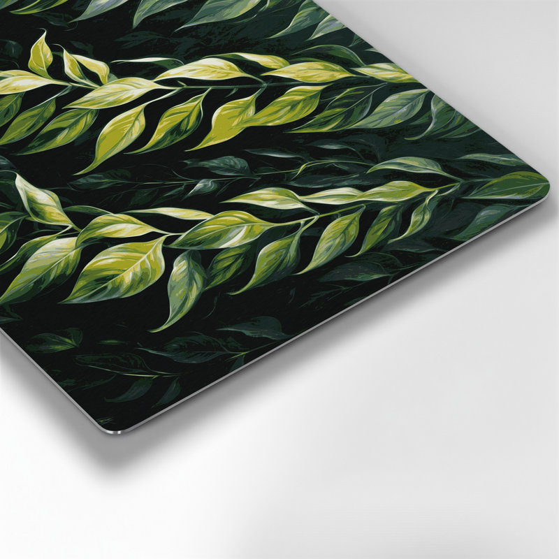 Art mural en métal Botanical Philodendron, H 20 po x l 30 po