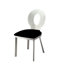 Chaise de salle à manger contemporaine en métal 2 pièces