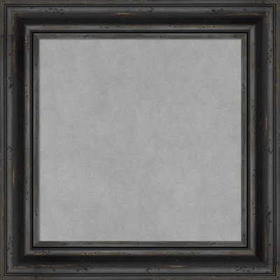 Tableau magnétique encadré noir rustique