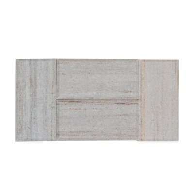 Carreau de marbre biseauté 3 x 6 Athènes