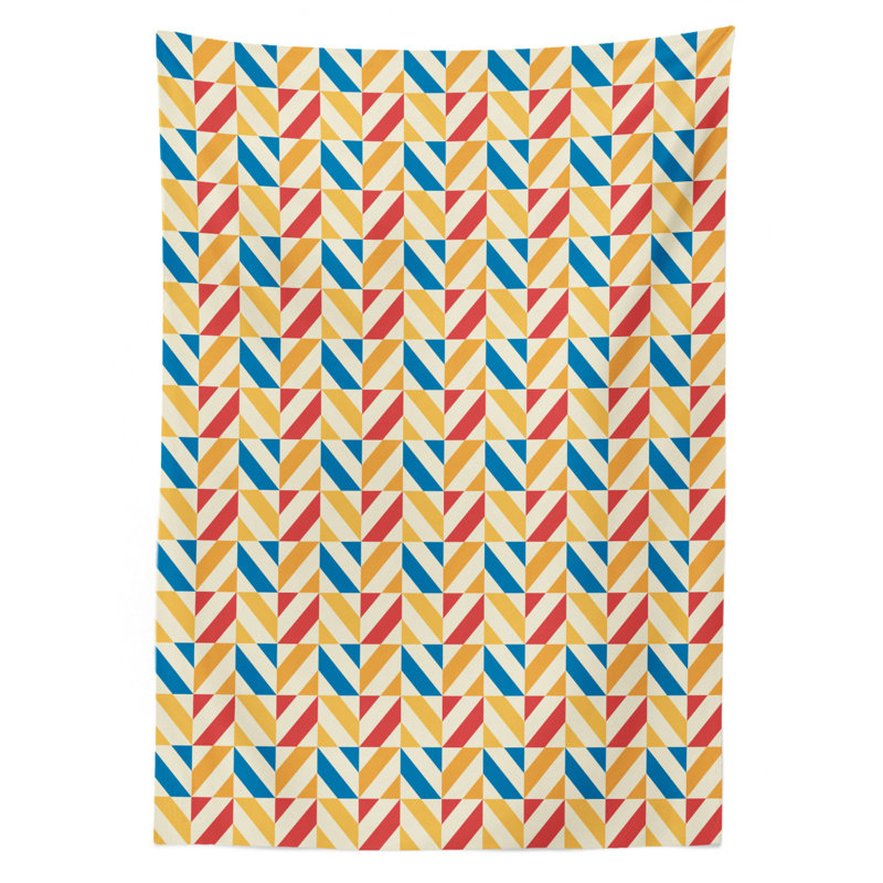 Geometric Tablecloth, 70" x 52"