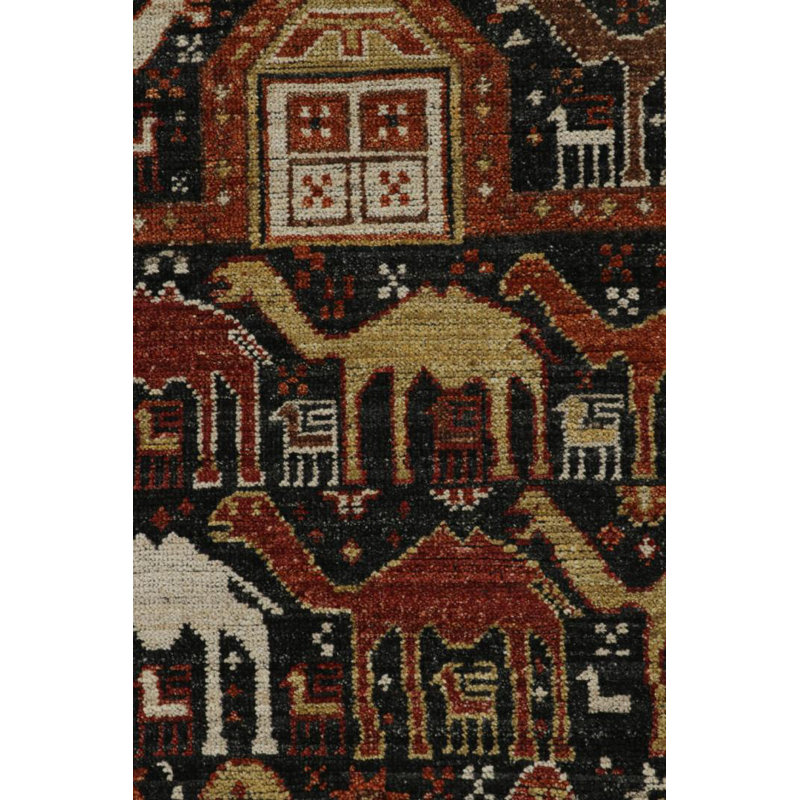 One-of-a-Kind Wool Area Rug, Square 3'1"