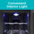 BD6 Series 6 Bottle LED Display Single Zone Freestanding Wine Refrigerator