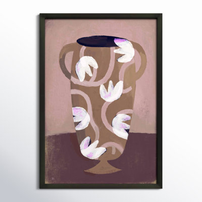Flowered Vase Print by Marco Marella