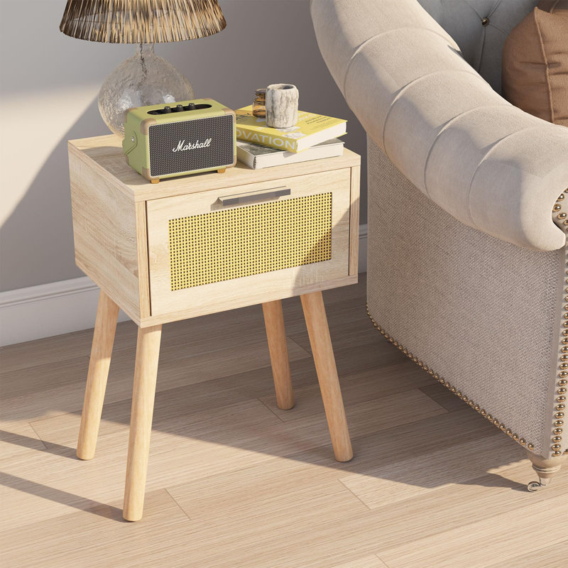Andjela End Table, Natural