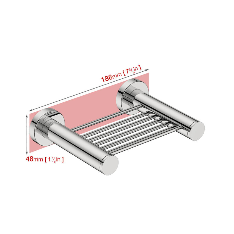 Porte-savon 4600 Series, Acier inoxydable poli