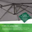 Kerney 460cm X 270cm Rectangular Parasol-68976617