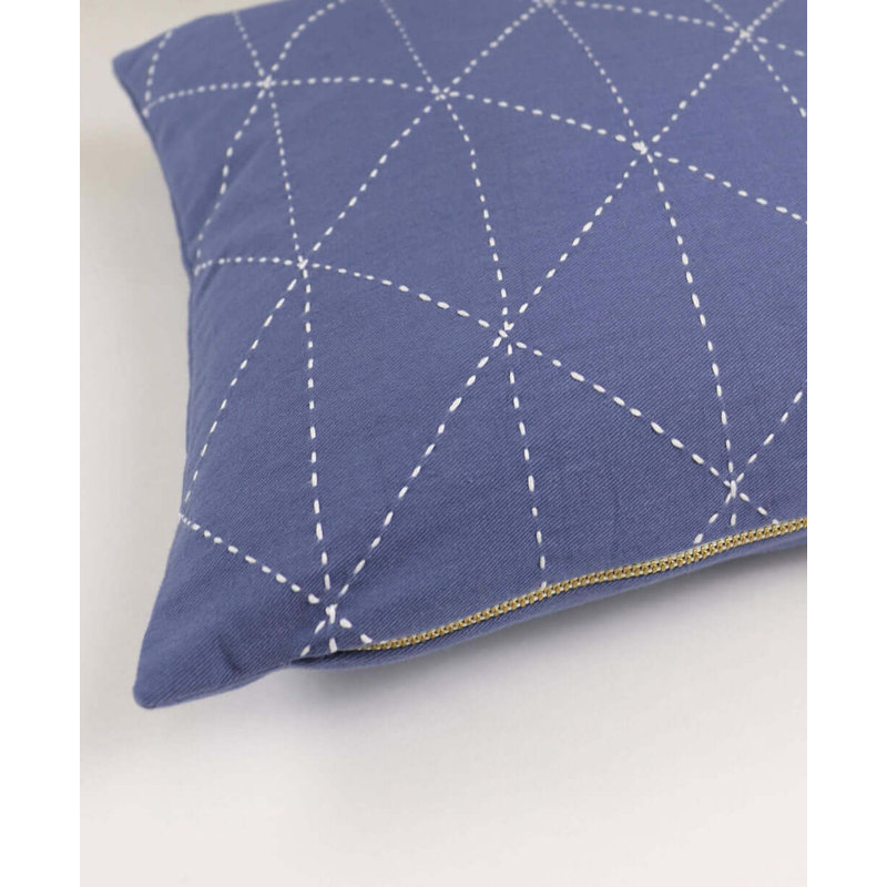 Graph Rectangular Pillow Cover & Insert, Slate