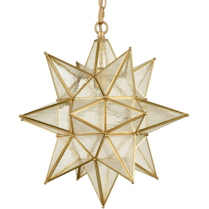1 - Light Black Single Pendant, Brass, 18.89" H x 18.89" W 18.89 " D