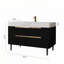 Meuble-lavabo de salle de bain avec lavabo encastré-1258548886