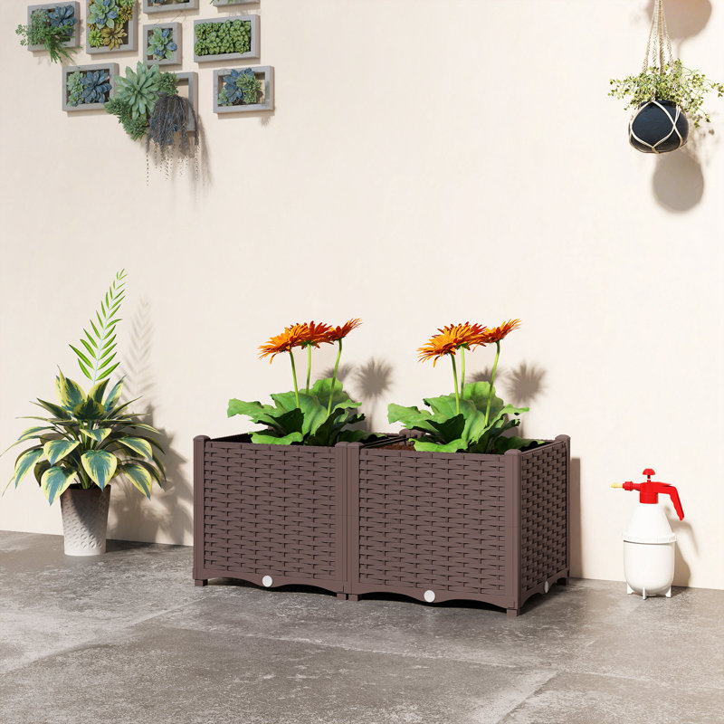 Planter, 37cm H x 80cm W x 40cm D
