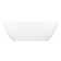 Winifred 71" Solid Surface Soaking Freestanding Tub with Integrated Drain and Overflow