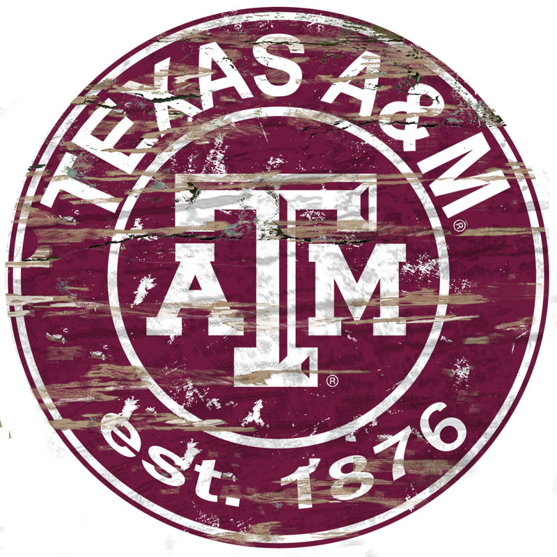 NCAA Wall Decor on Wood, Texas A&M University