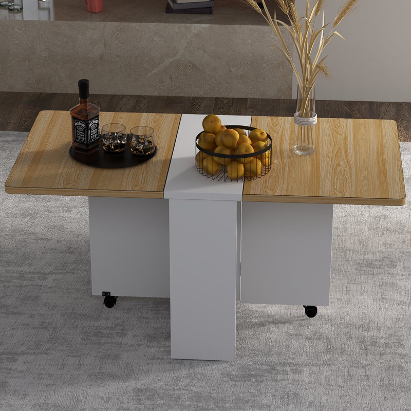 120cm Folding Table, Natural White