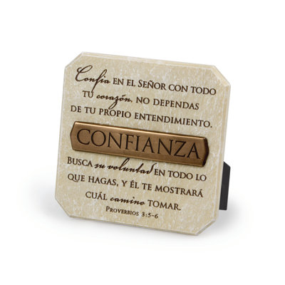 Plaque Cheshunt, plaque de titre en bronze espagnol, Confianza
