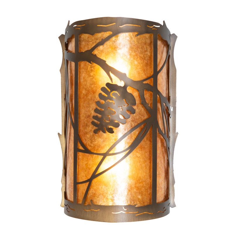 2 - Light Flush Mounted Sconce