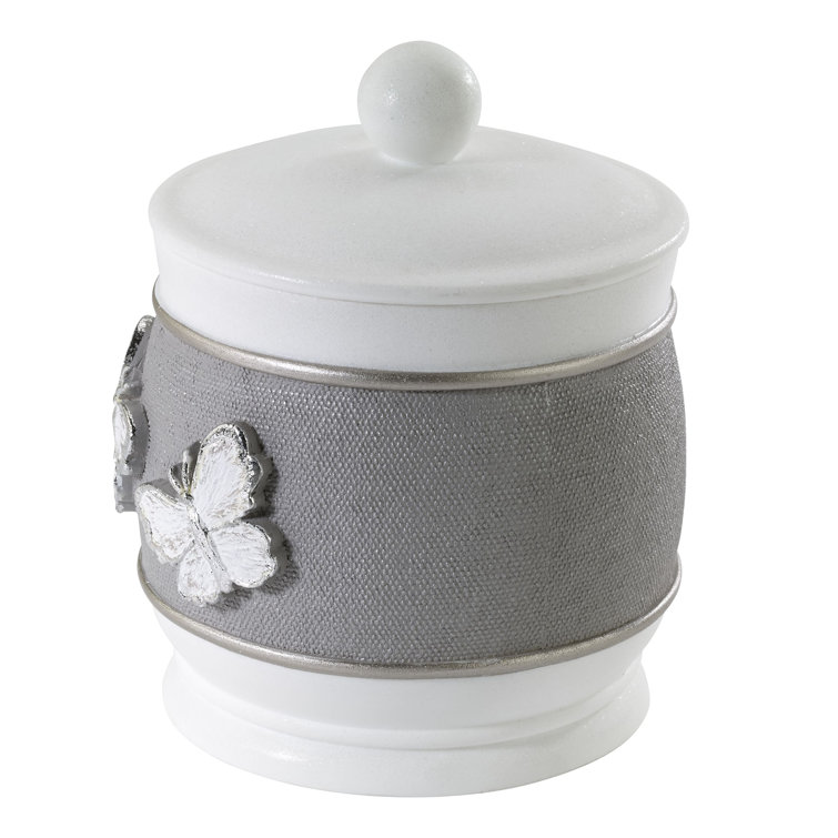 Avanti Linens Butterfly Garden Covered Jar